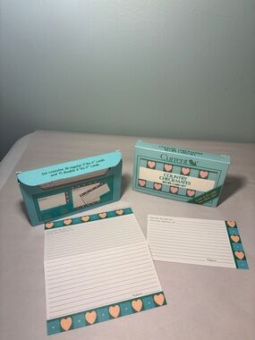 Vintage Current Country Checkmates Recipe Card Set